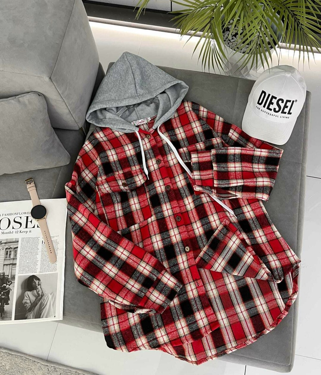рубашка с капюшоном,клетчатая рубашка с капюшоном,рубашка в клетку с капюшоном,рубашка женская в клетку с капюшоном,рубашка в клетку теплая с капюшоном