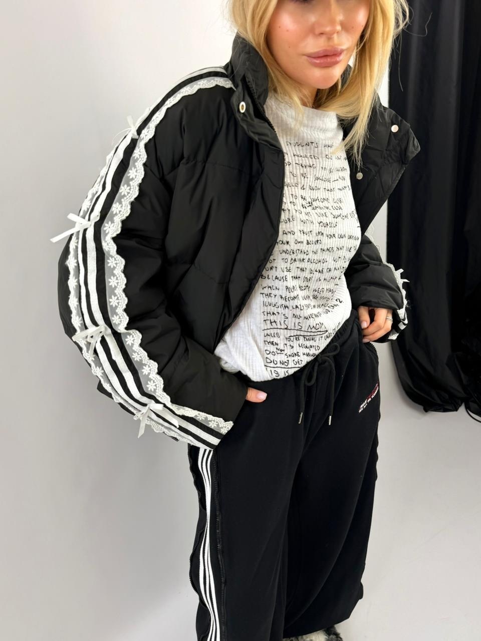 куртка balenciaga adidas женская весенняя,куртка женская,спортивный костюм,куртка,куртка адидас
