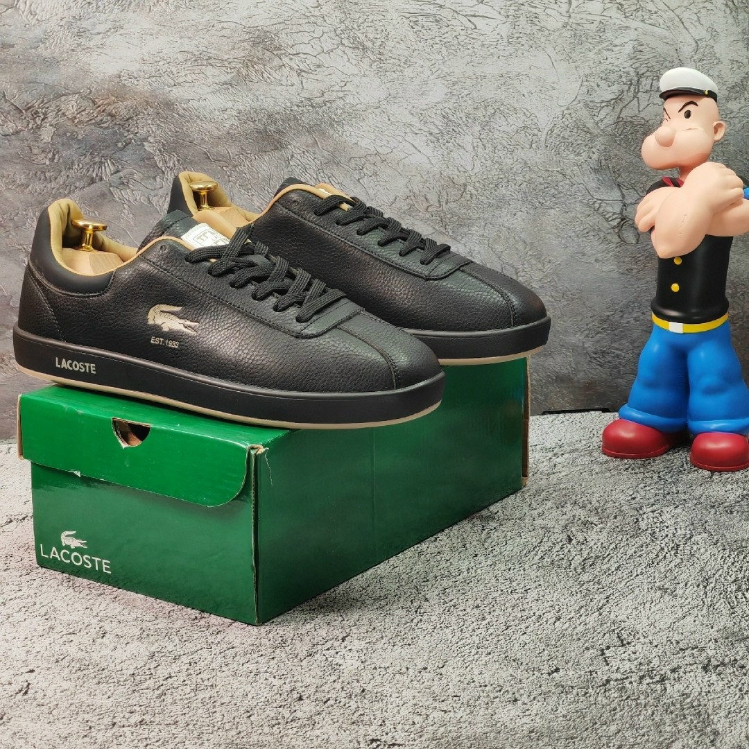 кожаные кроссовки лакост,кроссовки lacoste,кроссовки lacoste zapatillas, black,кроссовки мужские lacoste,лакост