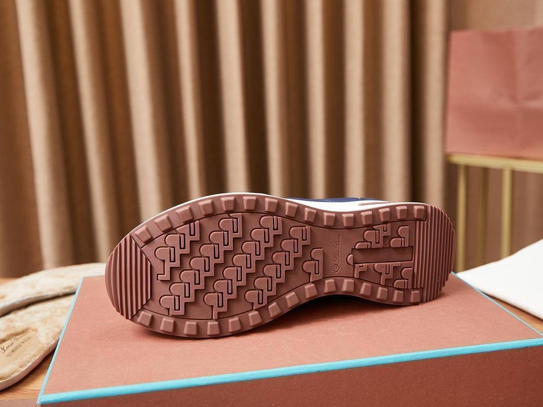 кроссовки loro piana,замшевые кроссовки,замшевые кроссовки loro piana week end walk - blue,кроссовка мужской,мужская  кроссовки