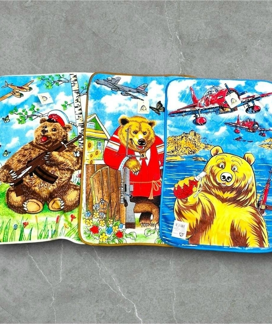 полотенца вафельные,полотенце банное с медведем,пляжное полотенце потапыч,полотенец детский,полотенце вафельное банное