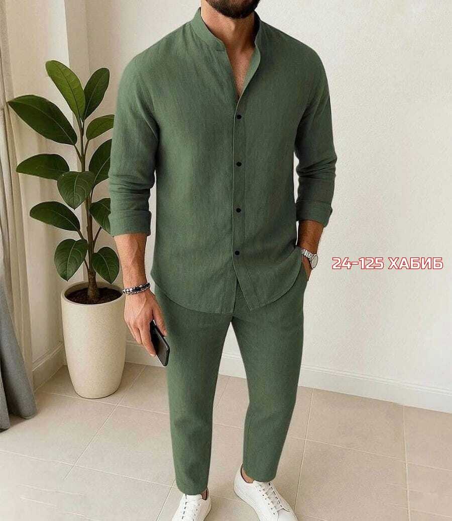 костюм повседневный,мужской льняной костюм,костюм из льна мужской,льняной костюм с брюками,костюм с рубашкой