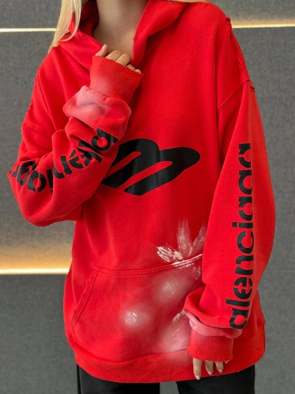 толстовка женская,толстовка,женский свитшот,свитшот толстовка,красное худи