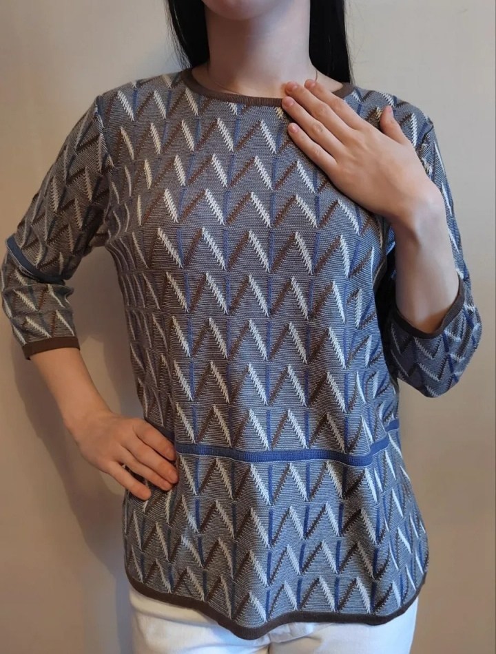 кофта женская,женские джемпера,платье 212-42 трикотажное горох,элегантный джемпер,джемпер