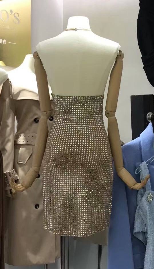 shein bae elegant women pearl decor crew neck long sleeve dress,платье,девушка,платье итальянское,gold oh polly dress