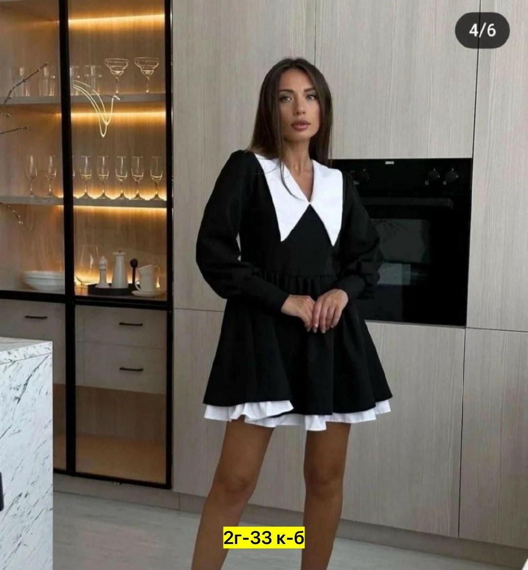 платье черное с белым воротником,платье с белым воротником,платье с воротником,платье с воротником короткое,платье женское