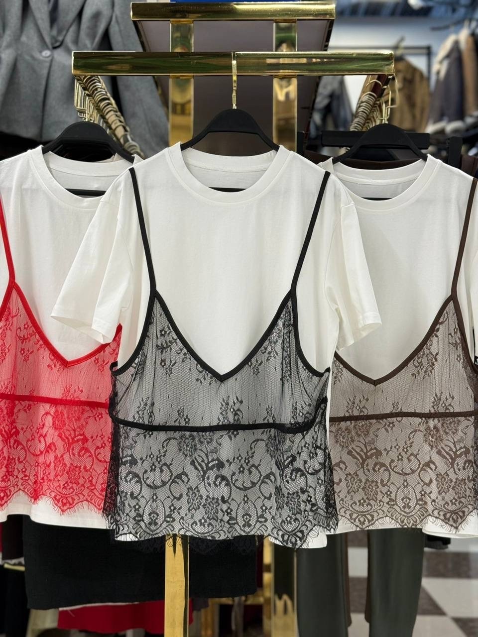 кружевная майка,футболки и топы,кружевной топ,женская футболка