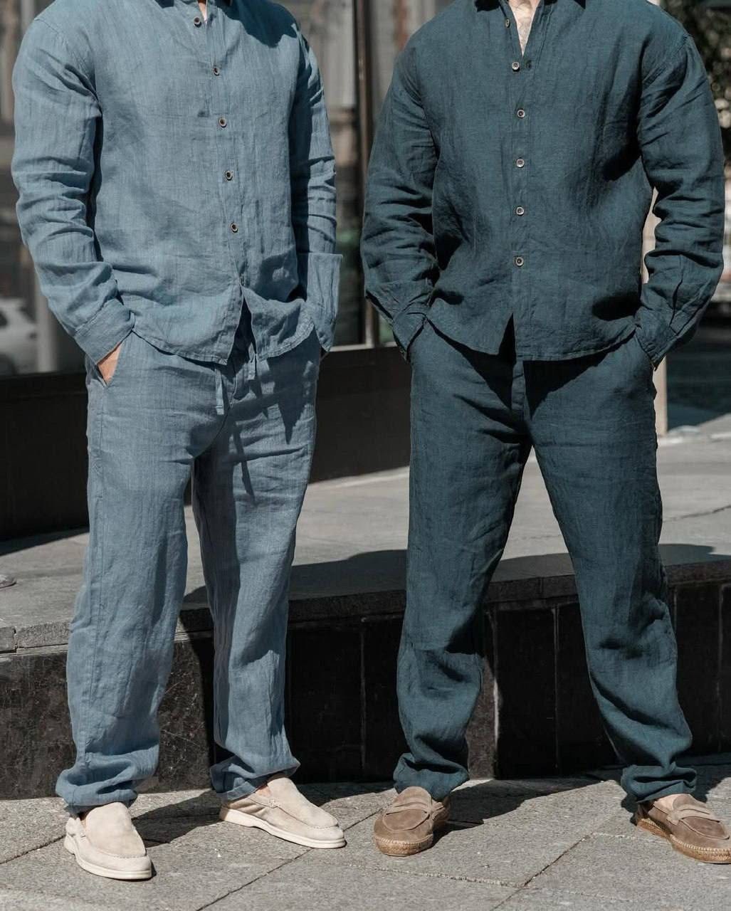 мужской льняной костюм,костюм с рубашкой,костюм летний мужской,костюм мужской,костюм классический мужской