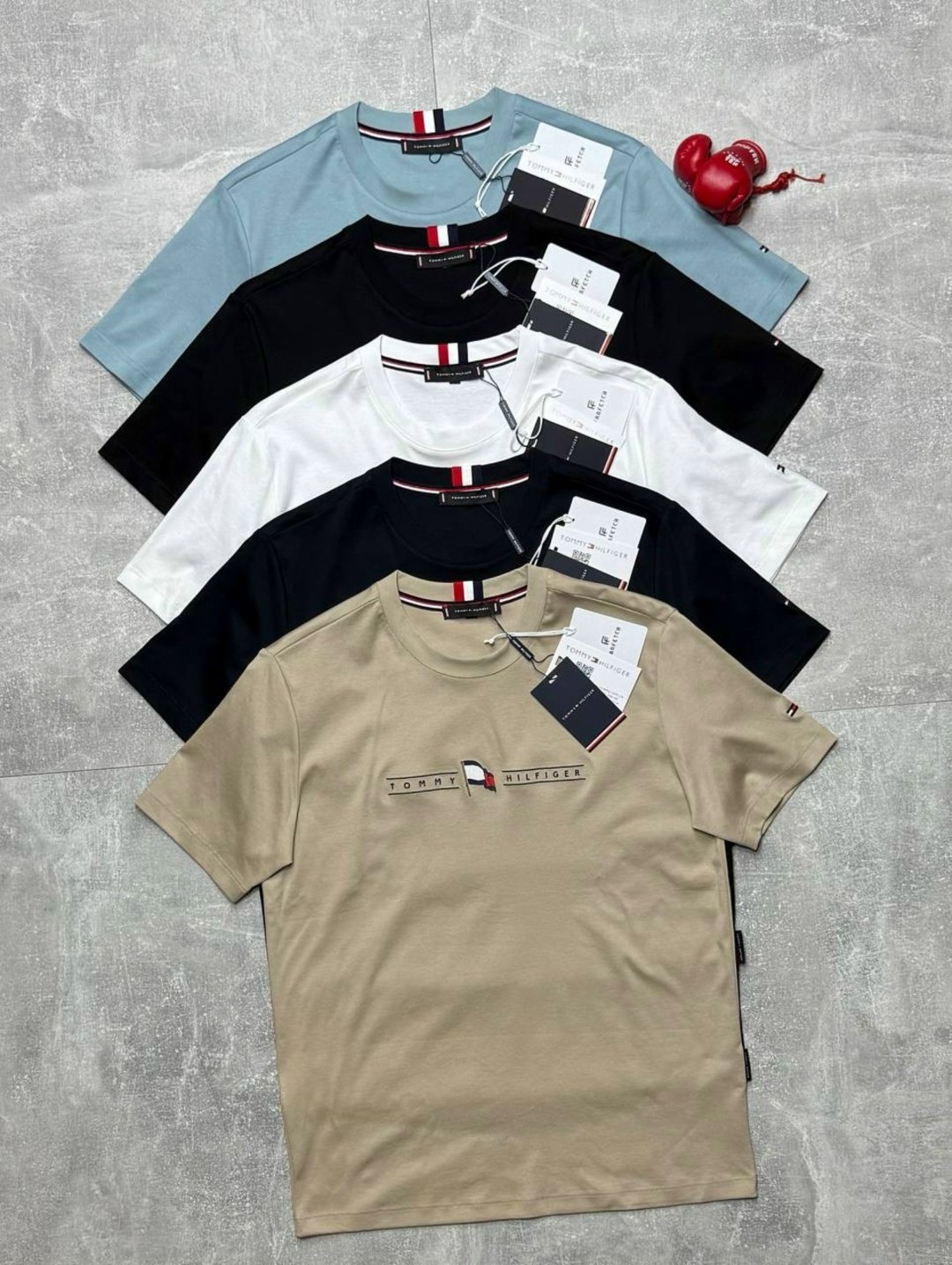 футболка мужская tommy hilfiger,футболки мужские,футболки для мужчин,футболки tommy hilfiger,комплект футболки