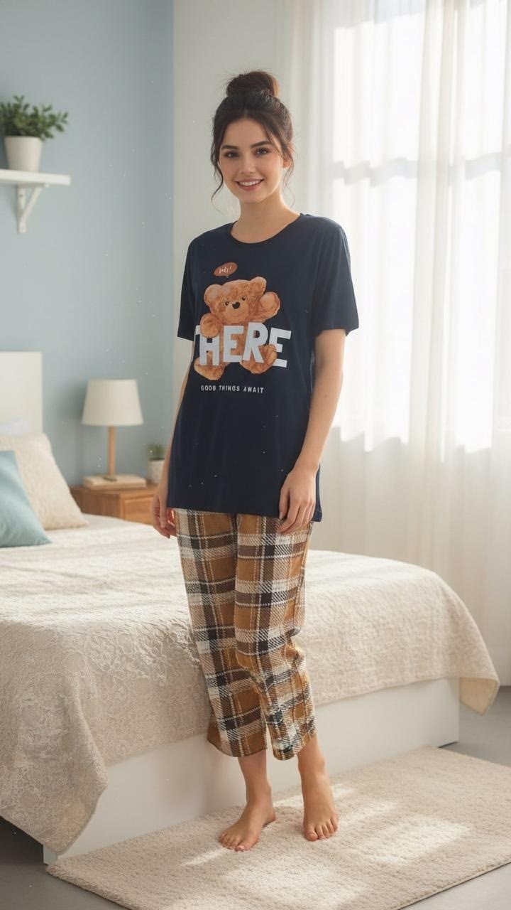 пижама для женщин,пижама женская,женская пижама с брюками,пижама с бриджами,пижама стильная