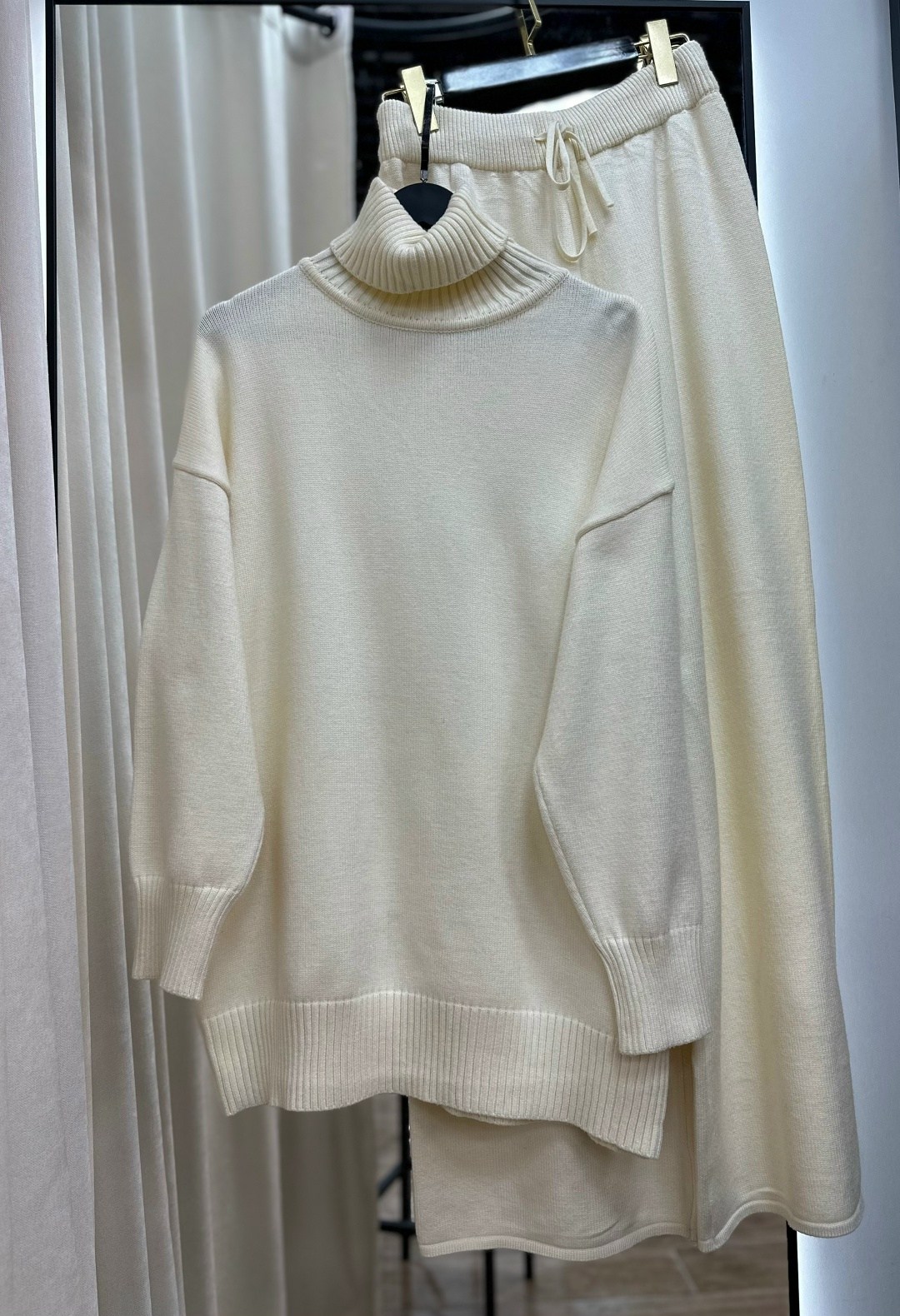 костюм вязаный трикотажный теплый с брюками eva coosh,костюм вязаный трикотажный теплый с брюками eva coosh 244367615,трикотажный костюм,вязаный костюм,костюм вязаный трикотажный теплый с брюками eva