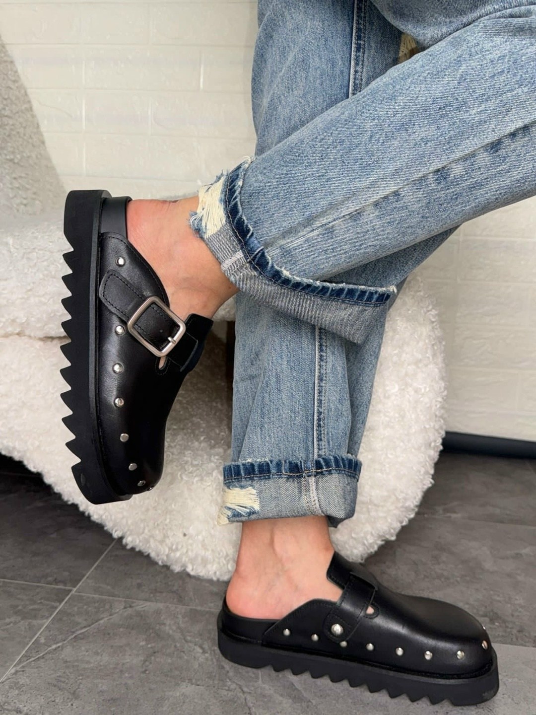 ,женские шлепанцы,сабо женские,кожаное сабо,обуви