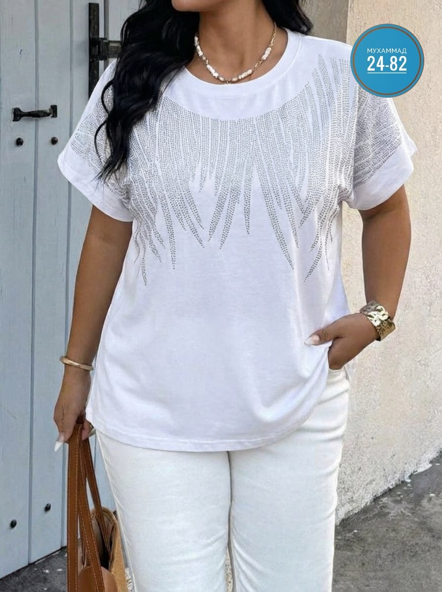 футболки женская,женская кофта,блузка кофточка,блузка женская,футболки большие размеры со стразами