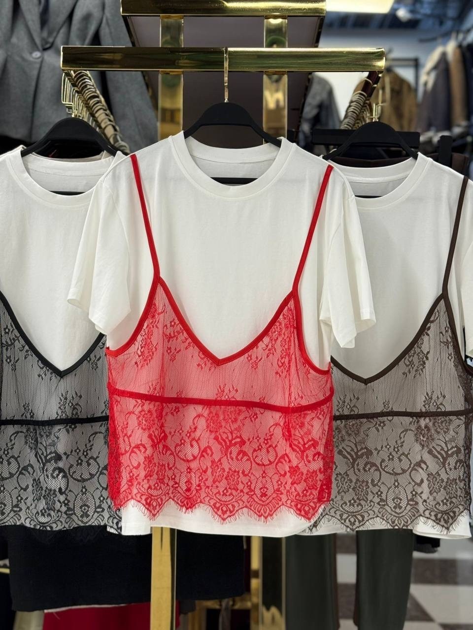 кружевная майка,футболки и топы,кружевной топ,женская футболка