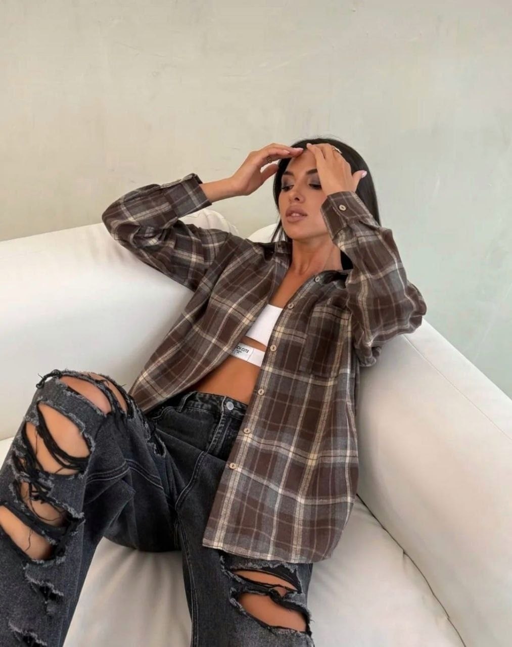 женская рубашка в клетку оверсайз,фланелевая рубашка оверсайз в клетку,рубашка в клетку оверсайз удлиненная,рубашка оверсайз в клетку,рубашка в клетку женская