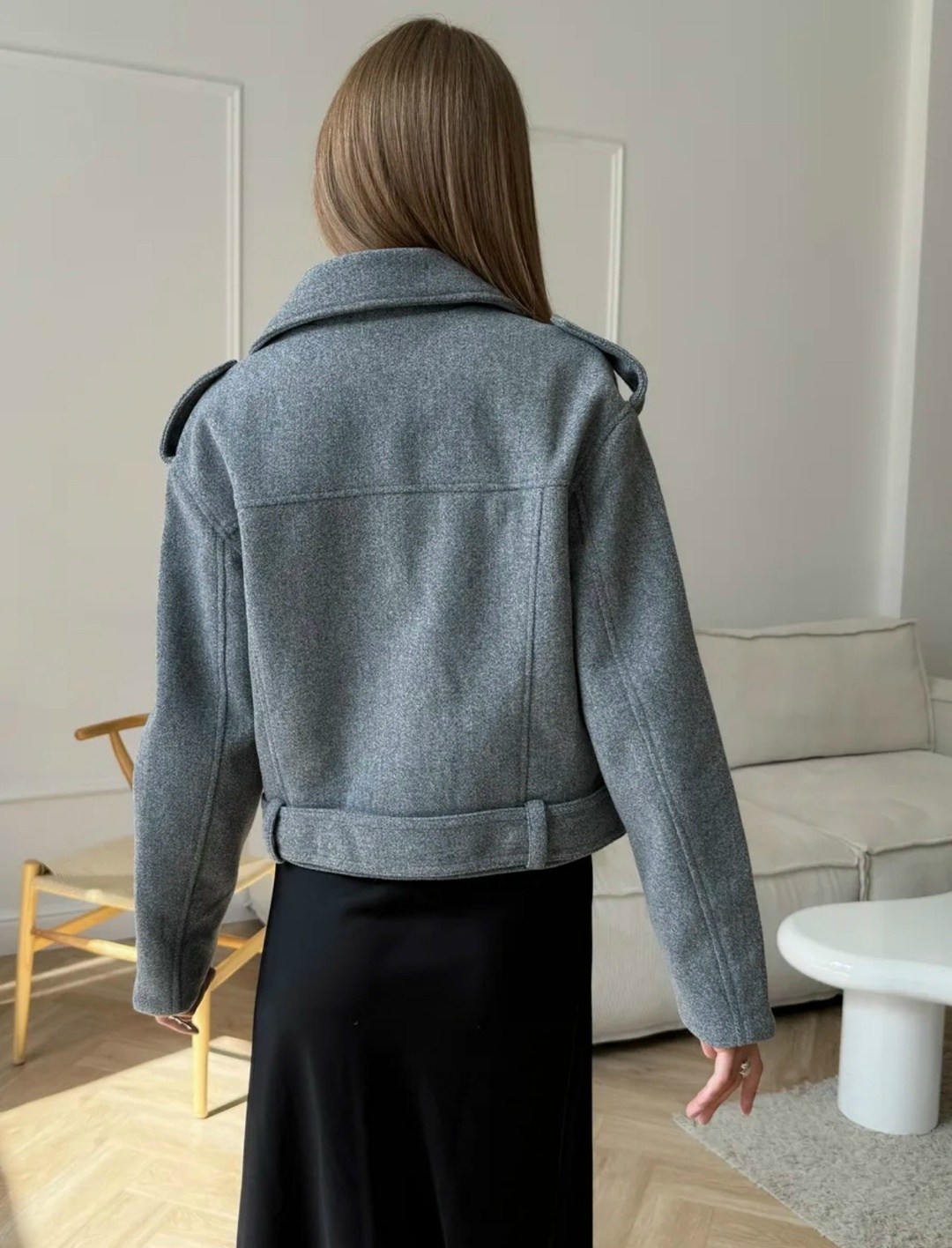 косуха шерстяная куртка из пальтовой ткани,куртка косуха,куртка из пальтовой ткани,куртка женская косуха,демисезонная куртка