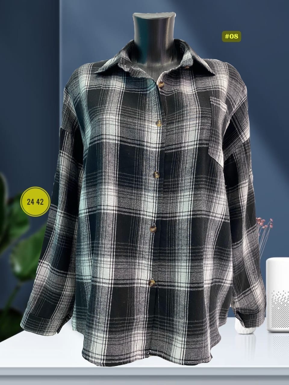 женская рубашка,рубашка в клетку,рубашка хб,рубашка в клетку женская,женская рубашка оверсайз нарядная elmira brend