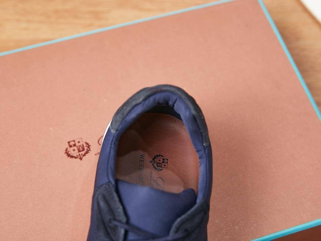 кроссовки loro piana,замшевые кроссовки,замшевые кроссовки loro piana week end walk - blue,кроссовка мужской,мужская  кроссовки