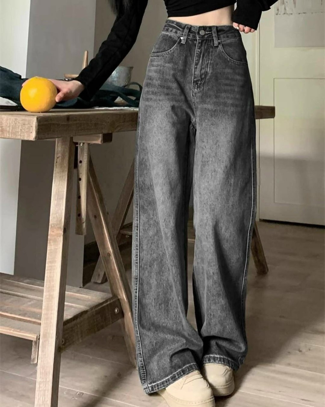 джинсы багги женские широкие,женские мешковатые джинсы с широкими штанинами,широкие джинсы,женские джинсы широкие,женские джинсы большого размера с широкими штанинами и высокой талией