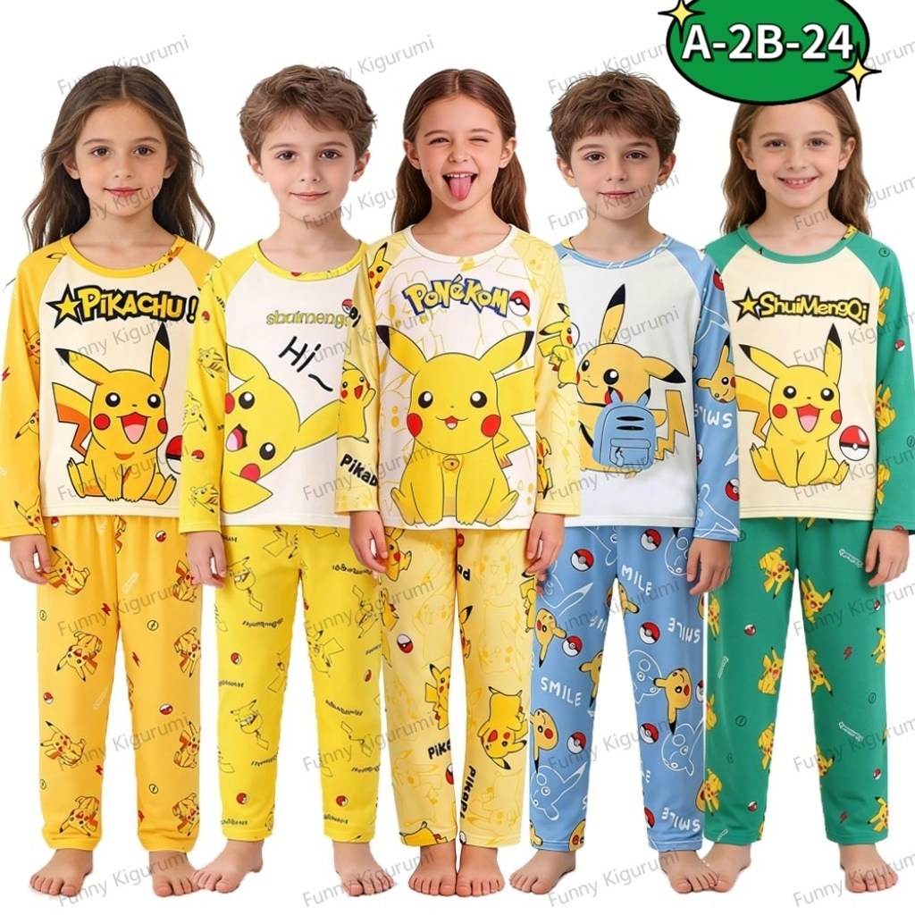 детская пижама с покемоном,детская пижама,пижама пикачу,детская пижама для мальчика и девочки,пижама пикачу для мальчиков