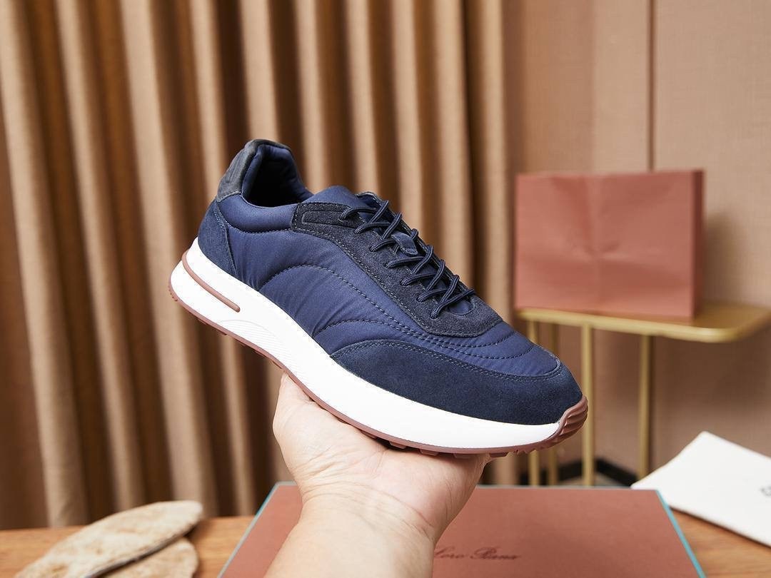 кроссовки loro piana,замшевые кроссовки,замшевые кроссовки loro piana week end walk - blue,кроссовка мужской,мужская  кроссовки