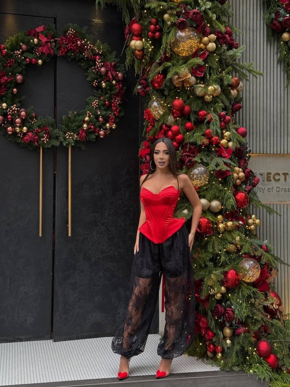 корсеты,корсет вечерний,кроп топ корсет вечерний с перьями красный fulpary,стильные наряды,корсет женский