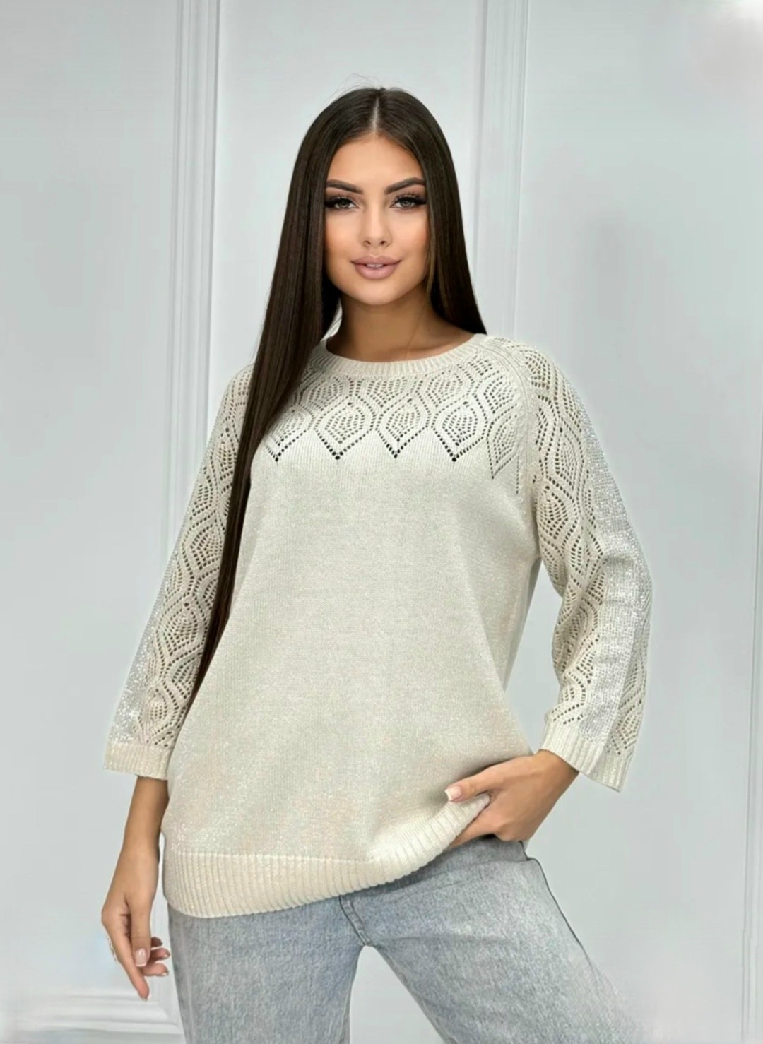 джемпер женский с люрексом,джемпер кофт,красивая кофта,джемпер с люрексом,джемпер