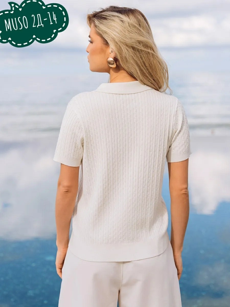 кофта поло,джемпер женский поло,кофточка,джемпер,трикотажная блуза