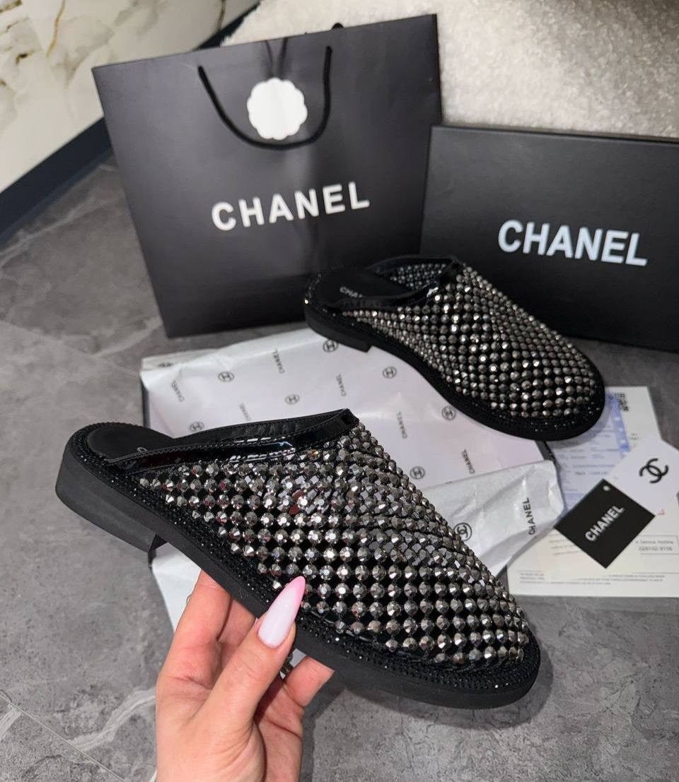 ,шлепанцы chanel,мюли chanel,chanel шанель,женские шлепанцы
