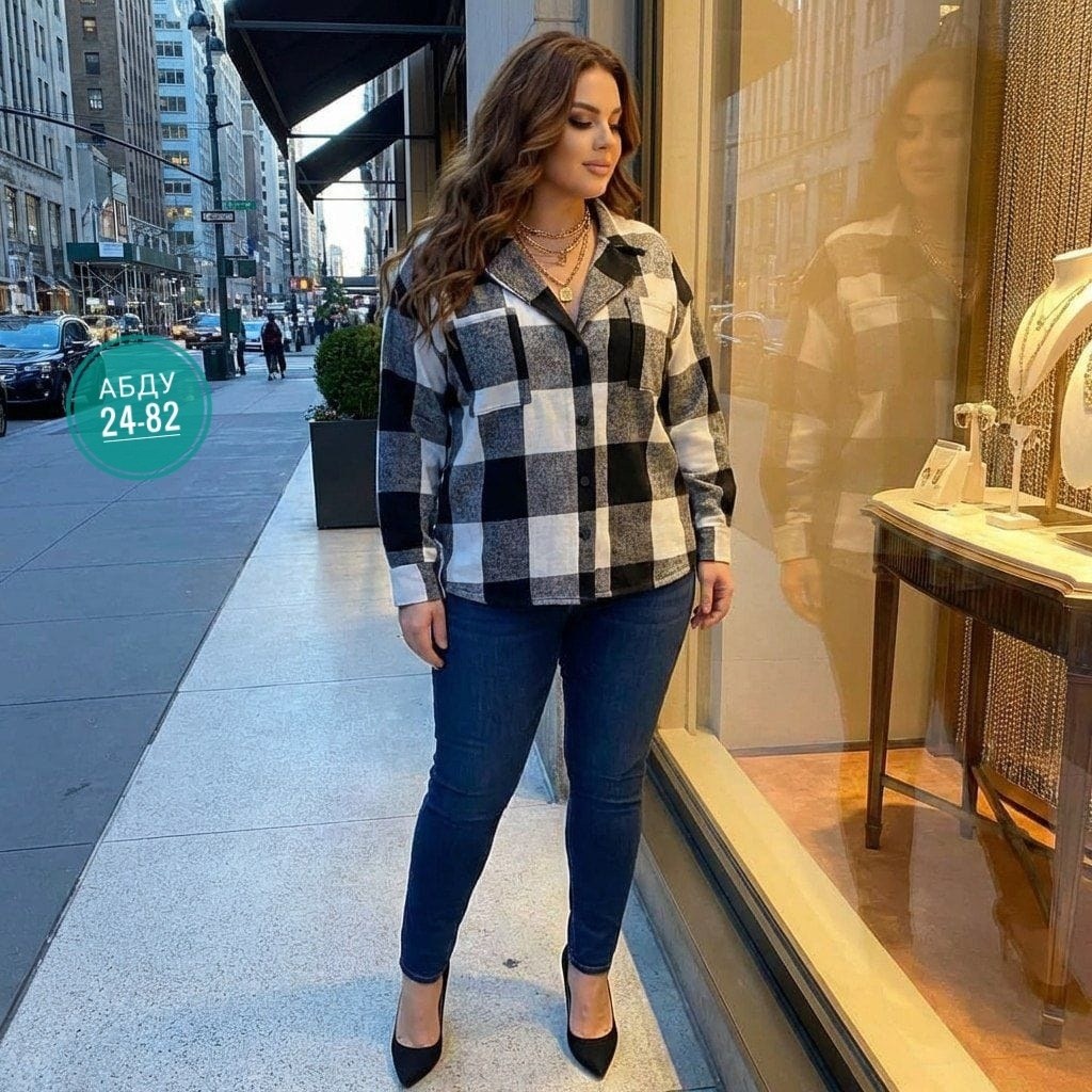 женская рубашка,рубашка в клетку большие размеры,рубашка в клетку женская,рубашка женская удлиненная в клетку,рубашка женская большие размеры