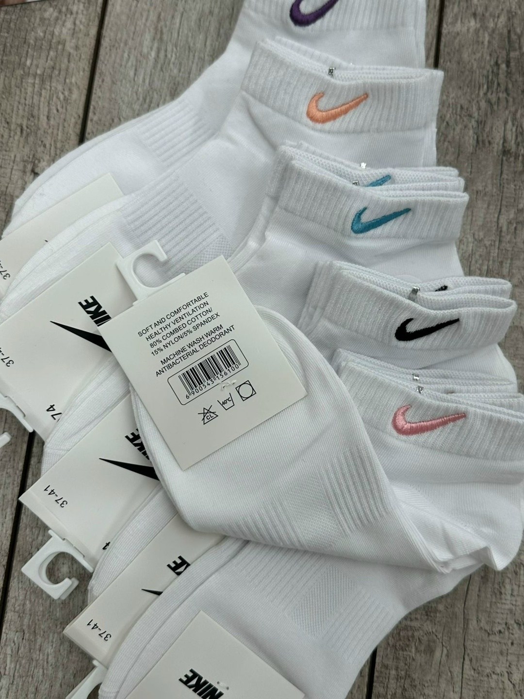 комплект носков женских nike sport socks белых 36-41,носки женские nike,комплект носки женские,носки комплект 5 пар размер 41-47 белый,комплект носков nike