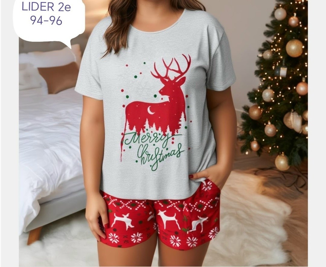 женская пижама,женская новогодняя пижама,пижама новогодняя,пижама с шортами женская,новогодние пижамы с топом