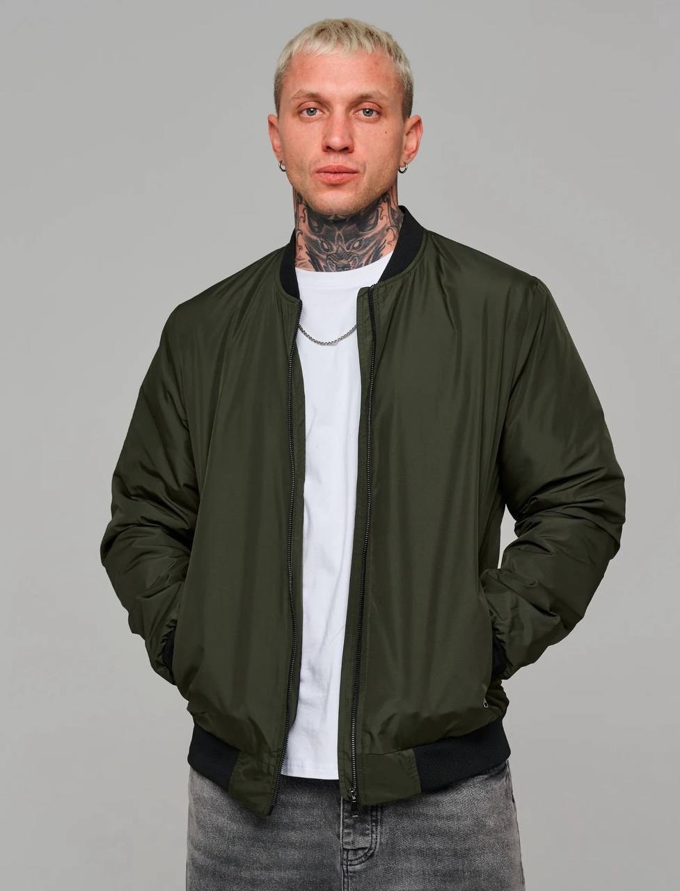 куртка бомбер,куртка бомбер мужская,куртка мужская демисезонная бомбер зеленая bolf ak86,повседневная куртка,мужской бомбер