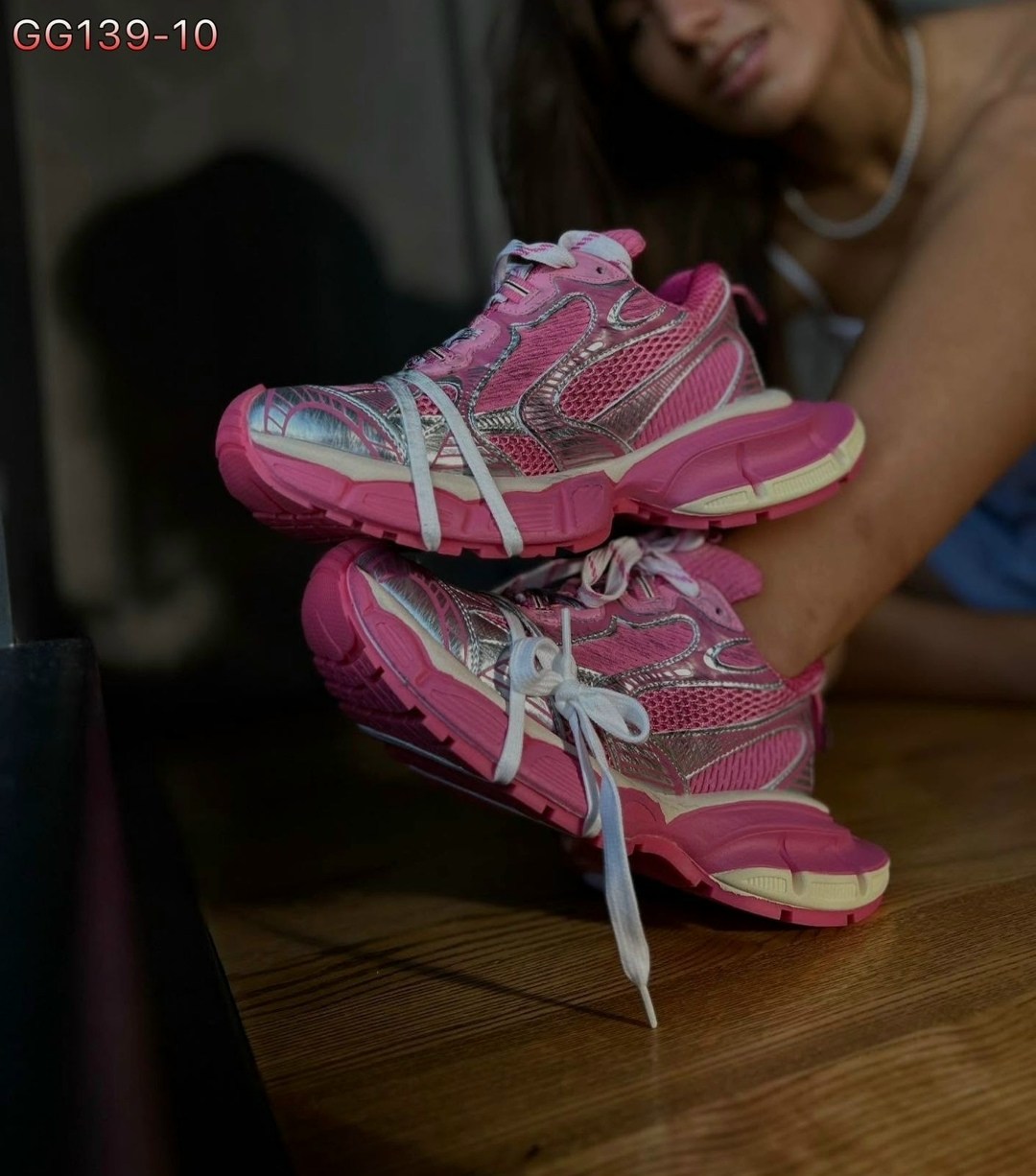 кроссовки женские balenciaga,balenciaga кроссовки,женские кроссовки balenciaga 3xl серебристые с розовым,,женские кроссовки balenciaga premium pink