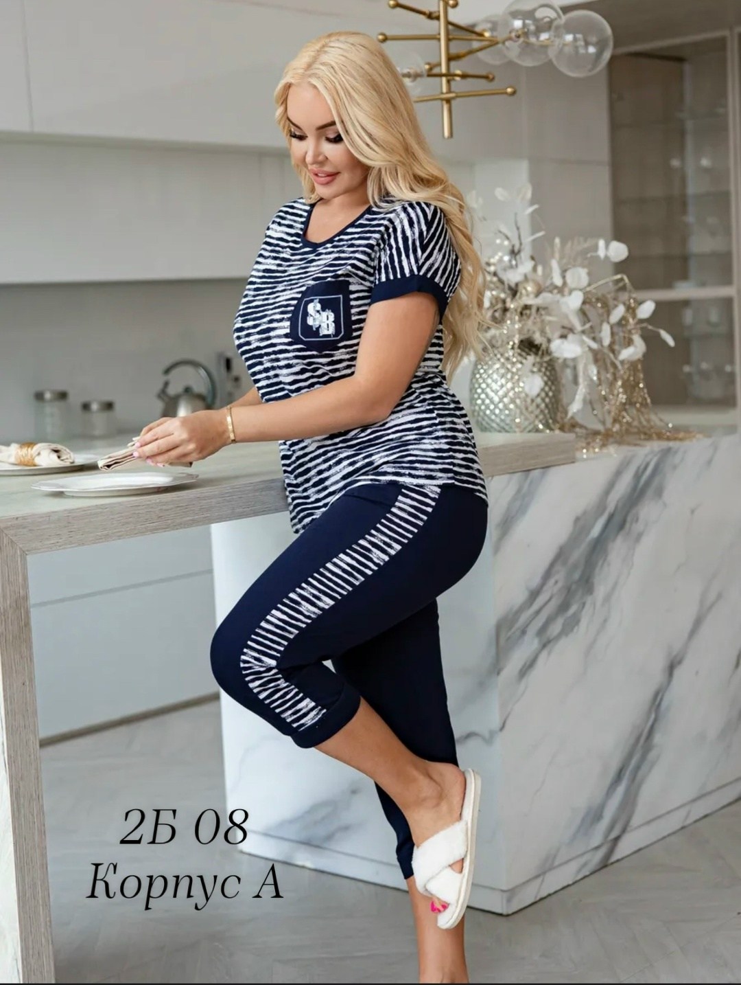 пижама с бриджами хлопок трикотажная хб lavilux,пижама с бриджами трикотажная,пижама с бриджами трикотажная samaя,женская пижама с бриджами,домашняя пижама с бриджами