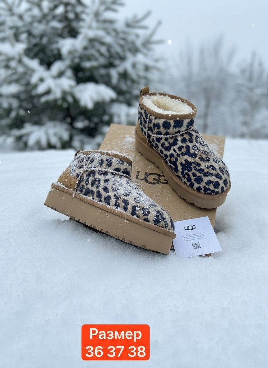 леопардовые угги ugg,женские угги,угги леопардовые ugg зимние,леопардовые угги,ugg женские угги леопардовые на платформе