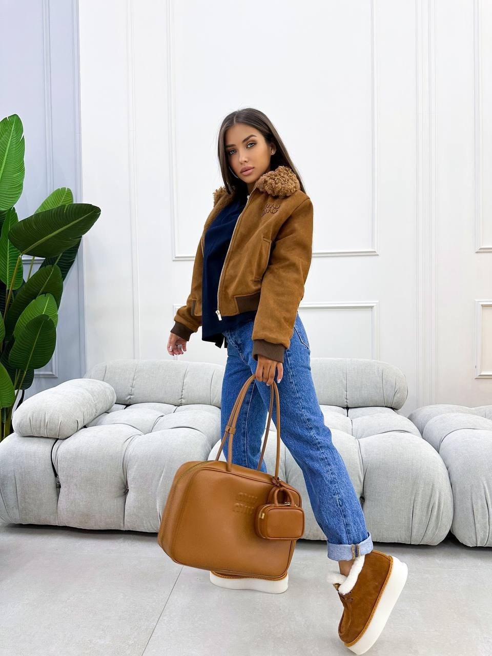 замшевая куртка,стильная дубленка,куртка с мехом,дубленка женская авиатор oversize gluck