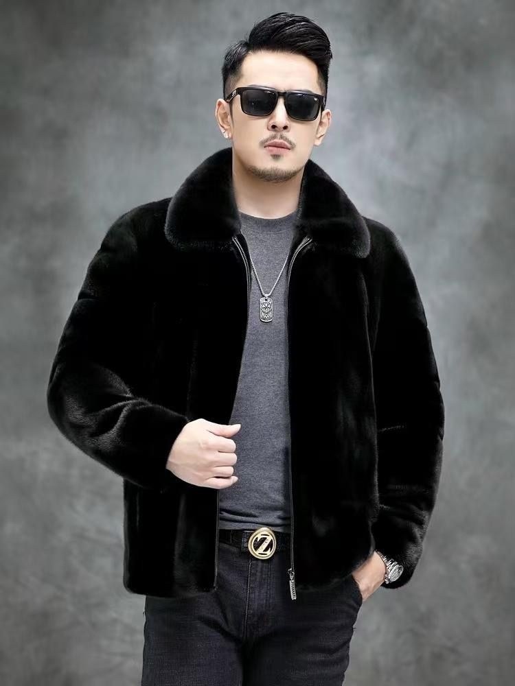 мужская норковая шуба,мужская куртка из искусственного норкового меха,мужская шуба из натурального меха,шуба мужская теплая из натурального меха норки классическое черное толстое,мужская норковая шуба