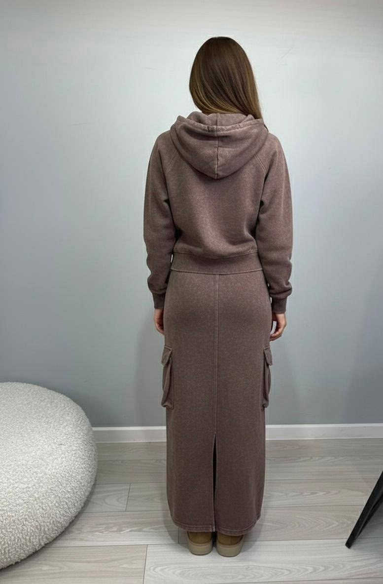 спортивное платье,платье с капюшоном,стильная юбка,костюм с юбкой,теплое платье худи