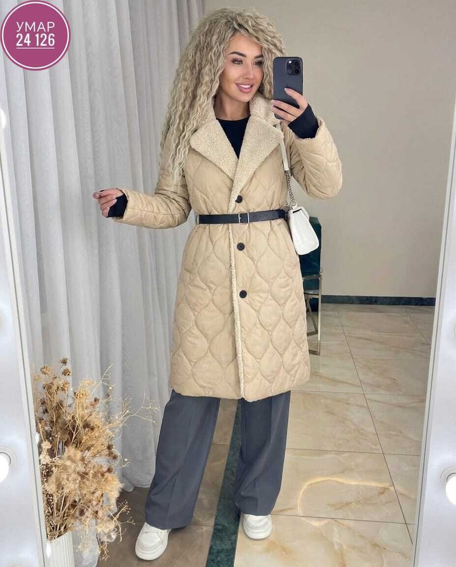 пальто женское,пальто демисезонное стёганное ellina,пальто женское стеганое,стеганое пальто,женское пальто белое
