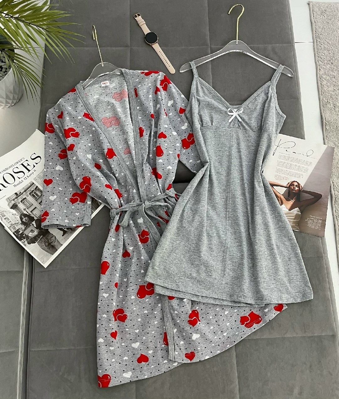 комплект халат и сорочка женская,комплект сорочка халат,халат и сорочка,женская пижама комплект,комплект пижама