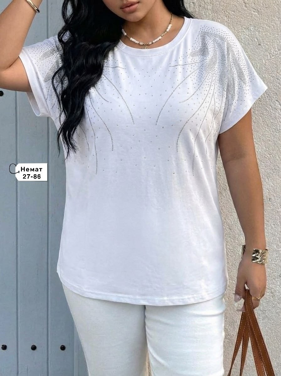 футболка женская,футболки женские больших размеров,футболка нарядная,футболка со стразами,футболки большие размеры