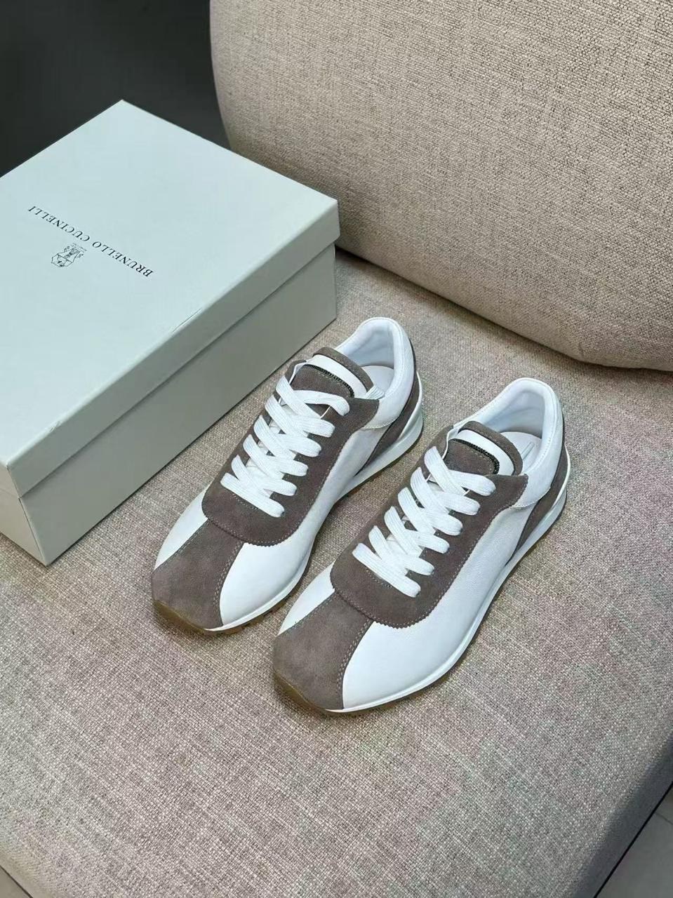 brunello cucinelli кроссовки,кожаные кроссовки brunello cucinelli,комбинированные кроссовки brunello cucinelli,кеды brunello cucinelli,