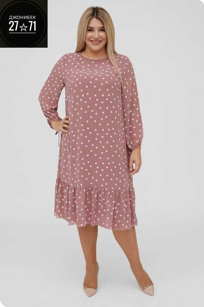 платье женская,платье michel chic 2164 черный горох,нарядное платье,платье большие размеры,платье больших размеров