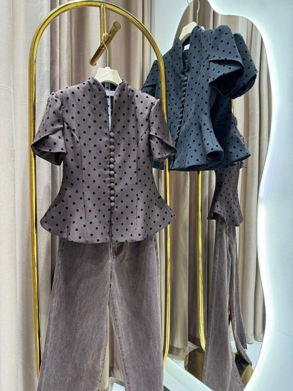 блузка в горошек,блуза,женская блуза,блузки женские,блузки