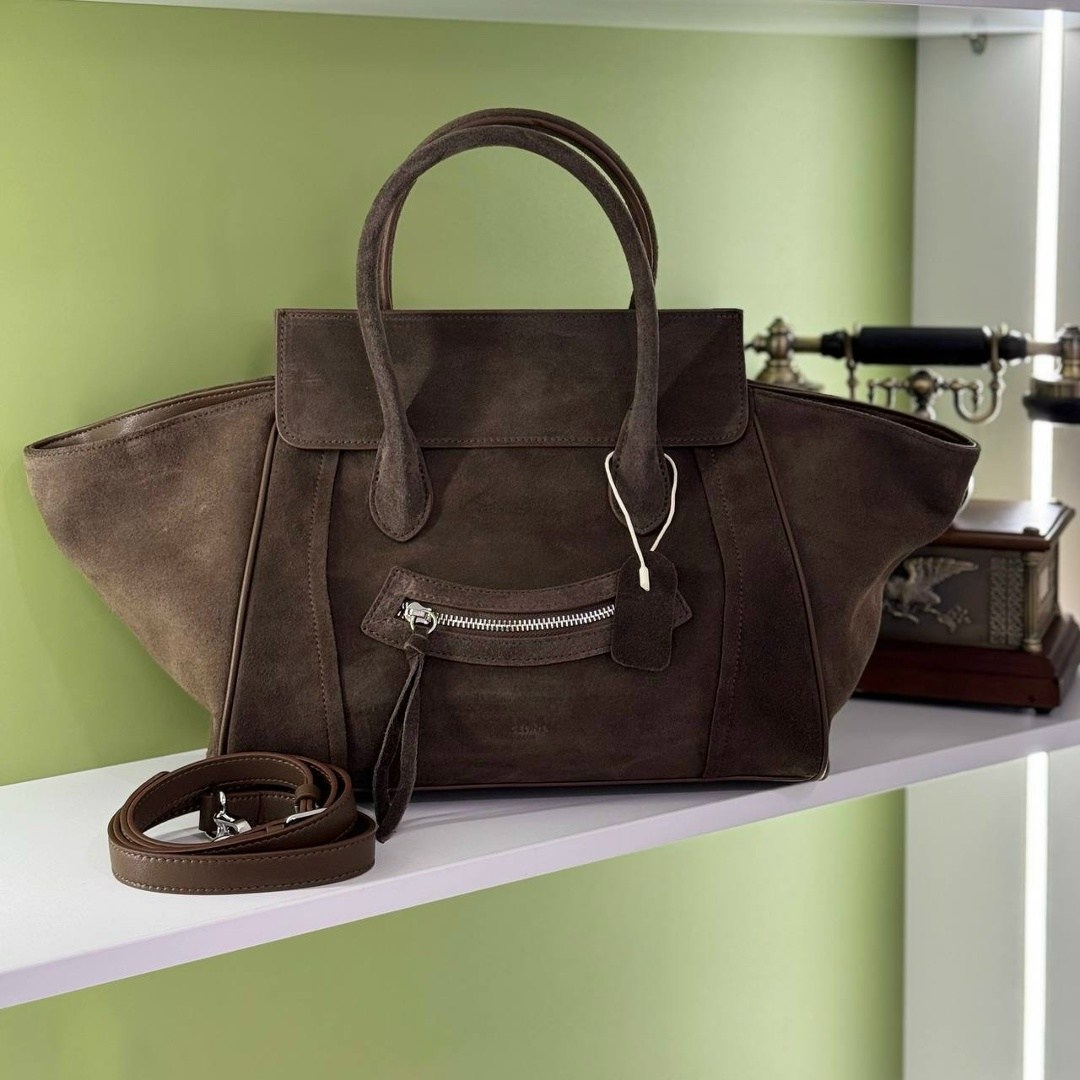 замшевая сумка celine phantom шоппер,замшевые сумки,большая замшевая сумка селин,сумка,сумка женская замшевая