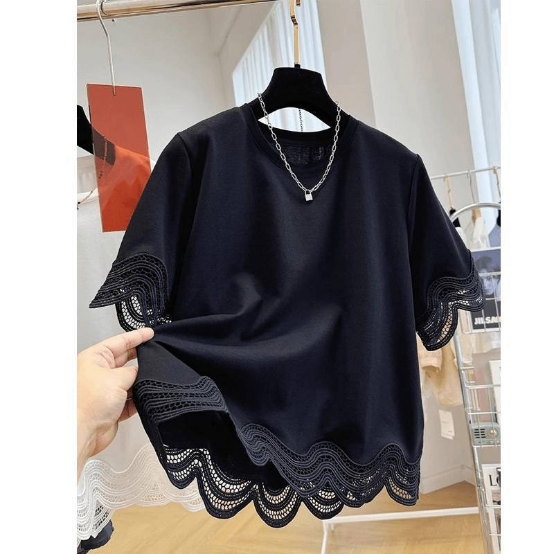 футболка с кружевами,кружевная футболка,футболка женская,блузка с кружевами,блузка кружевная