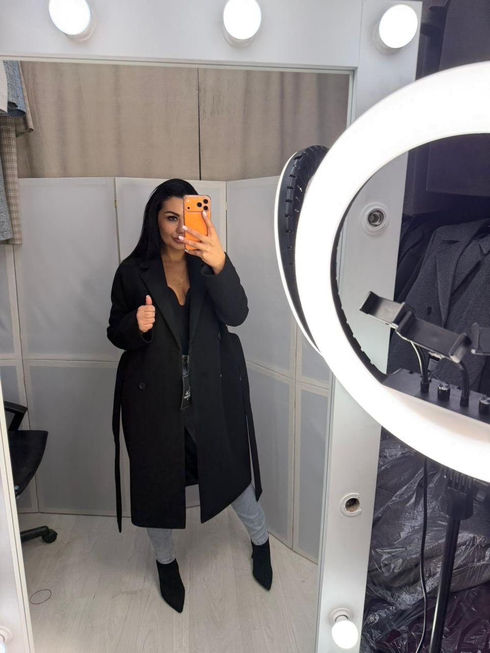 пальто демисезонное кашемировое prs-style,пальто демисезонная,стильное пальто,черное кашемировое оверсайз пальто,длинное пальто женское