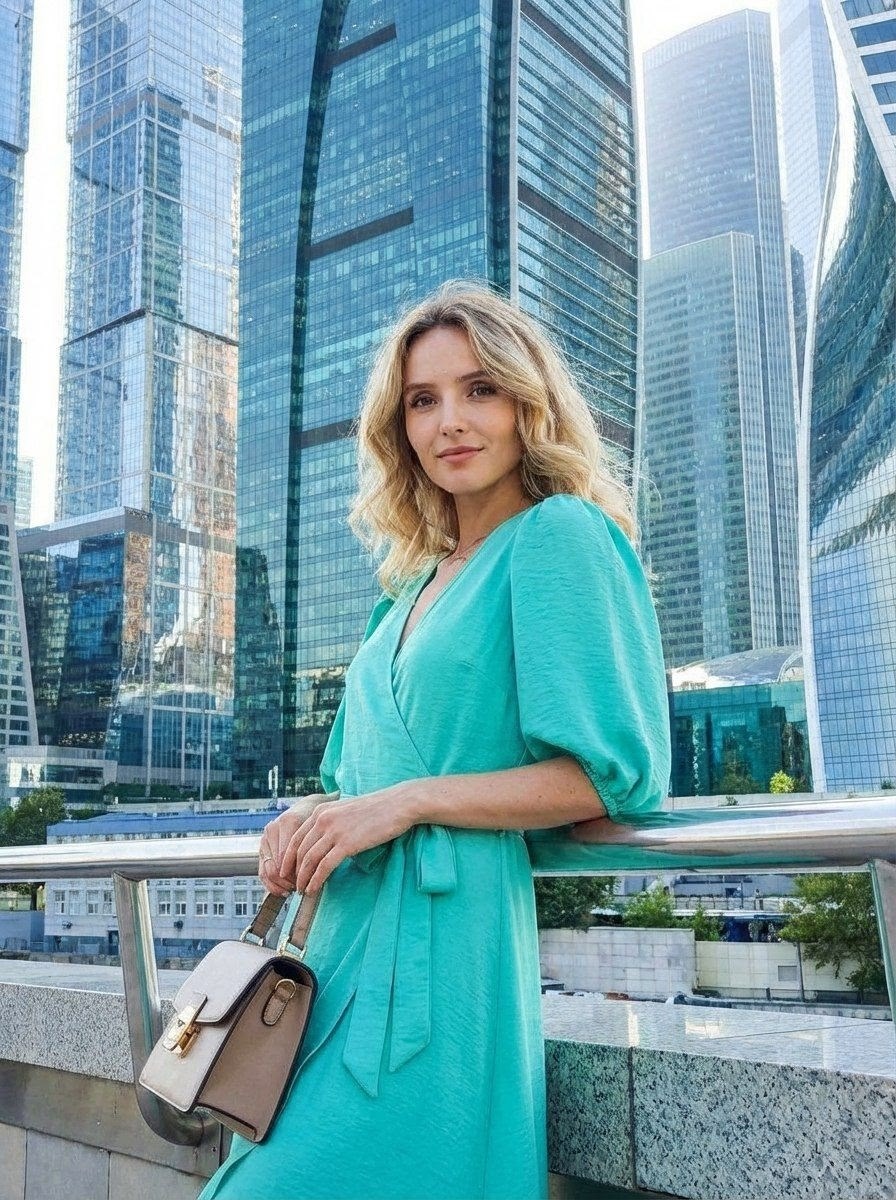 платье пудрового цвета,платье пудровое,платье с запахом,элегантное платье,платье 👗