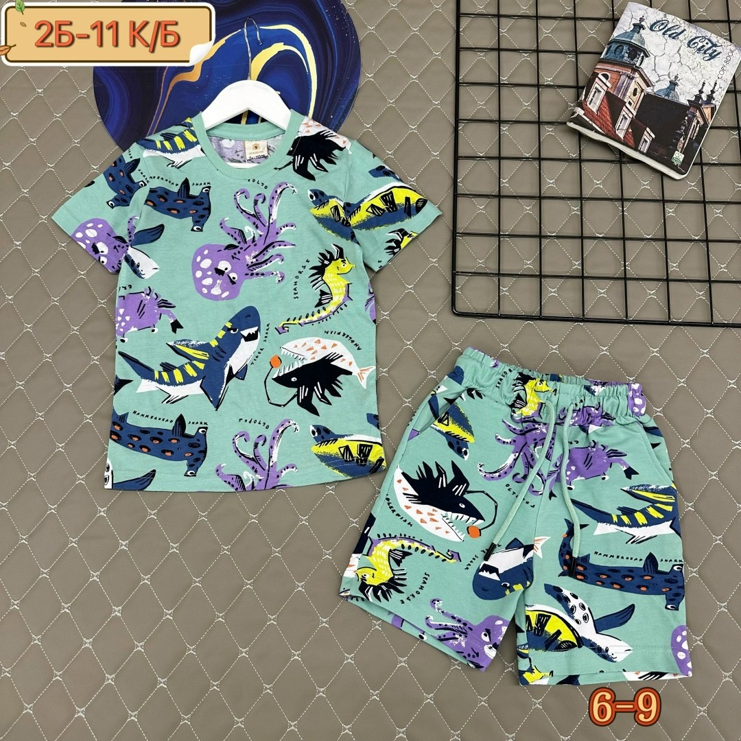 одежда мальчика,комплект одежды для мальчика,шорты с принтом,футболки для мальчика,пижама для мальчика
